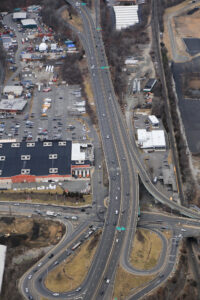 Southern limit at Exit 15 looking northbound